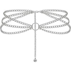 3177 Adjustable Multi-layer Waist Chain Belt For Women- Stylish